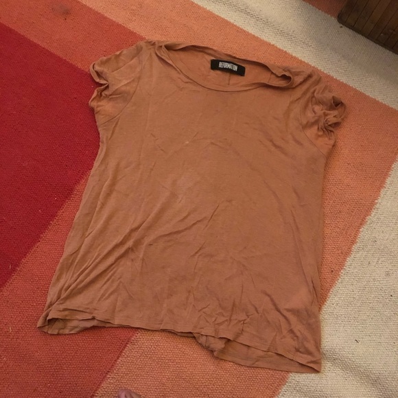 Reformation Austin Tee in Buff - Picture 3 of 3